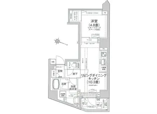 アイルプレミアム本駒込【9階】の間取り