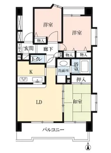 ドゥーエ練馬【7階】の間取り