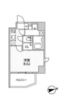 ブラウ南池袋【3階】の間取り