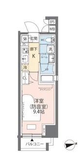 ミュージション板橋駅前【2階】の間取り