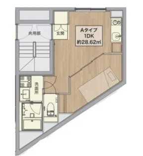 ミライズ中野江原町レジデンス【3階】の間取り