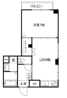 アソシエール千川【3階】の間取り