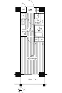 KJ新板橋【4階】の間取り