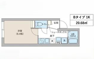 レピュア早稲田レジデンスⅢ【3階】の間取り