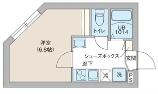 レピュア早稲田レジデンスⅢ【2階】の間取り