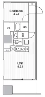 アーバンフラッツ池袋プレミアム【18階】の間取り