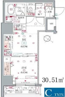 クレヴィスタ板橋【7階】の間取り