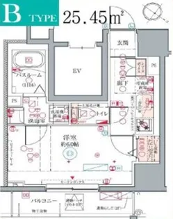 クレヴィスタ板橋【10階】の間取り