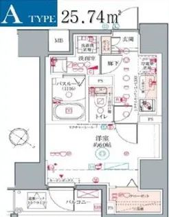 クレヴィスタ板橋【3階】の間取り
