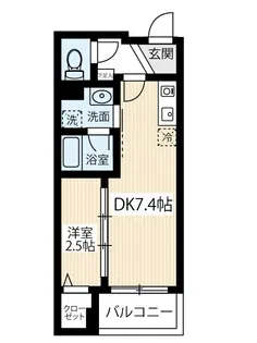 ARCOBALENO SHINITABASHI【1階】の間取り