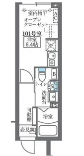 COCOCUBE板橋本町【1階】の間取り