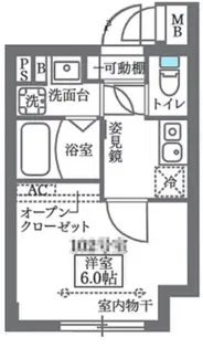 COCOCUBE板橋本町【4階】の間取り