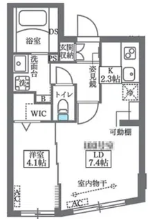 COCOCUBE板橋本町【2階】の間取り