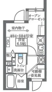 COCOCUBE板橋本町【4階】の間取り