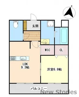 M97/70-A【1階】の間取り
