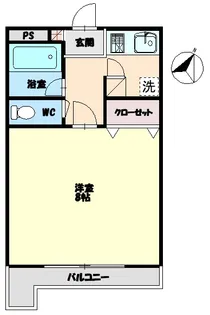 レジデンス徳島【515号室】の間取り