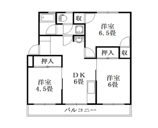明和ハイツ【206号室】の間取り