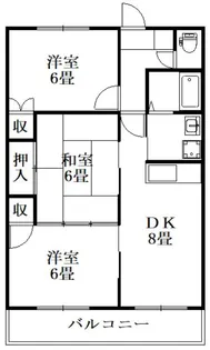 ガーデンヒルズ藍住Ⅱ【4階】の間取り