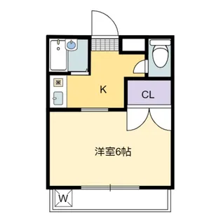 クレジュールビザン【3階】の間取り