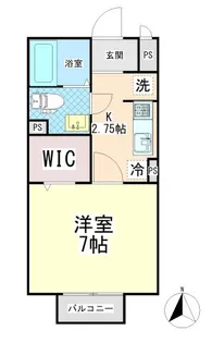 メイユール【2階】の間取り