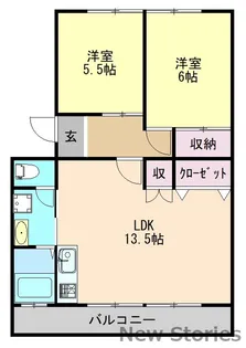 天神マンションⅠ【3階】の間取り