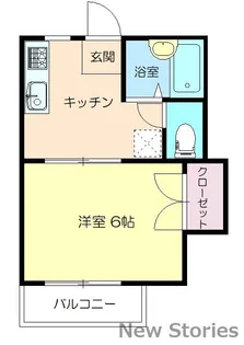 ハイツ南昭和【2階】の間取り