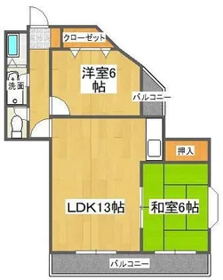 グローリア カーザ【302号室】の間取り