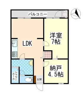 市原ハイランドビル【2階】の間取り