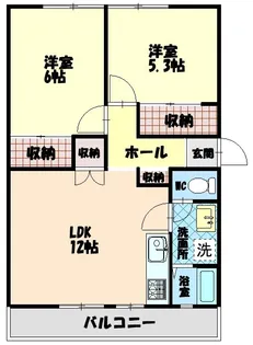 サンライトハイツ【304号室】の間取り