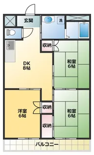 コーポエンゼル【307号室】の間取り