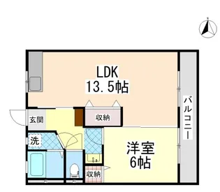 イレーネ南昭和【3階】の間取り