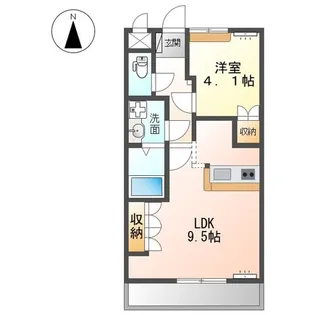 レジデンス城西Ⅰ【2階】の間取り