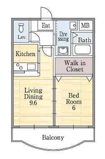 ベルリーフII【101号室】の間取り