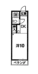 エグランティーヌ【3階】の間取り