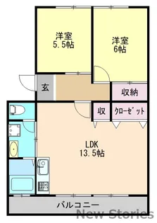 天神マンションⅡ【231号室】の間取り