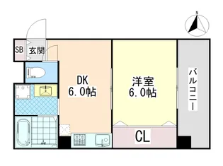 エール箕岡【2階】の間取り