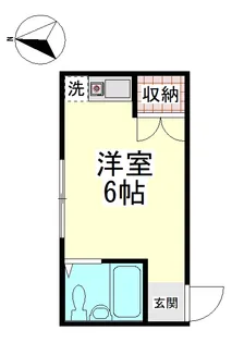 コーポクレドール 【1階】の間取り