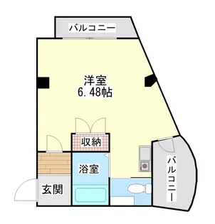 ヒルズ六甲【2階】の間取り