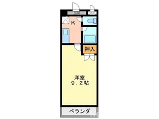 第11春木マンション【213号室】の間取り