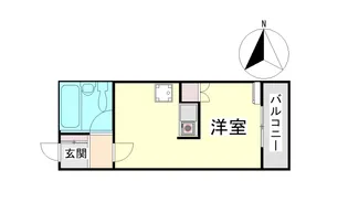 メゾン・アン・ブラン【3階】の間取り