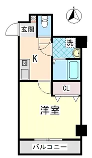 ラムール六甲山ノ手【1階】の間取り