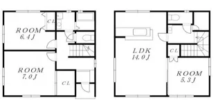 徳島県徳島市住吉2丁目【一戸建】の間取り