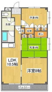 第17柴田マンション【3階】の間取り