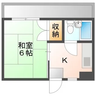 ブルーメ森井【205号室】の間取り