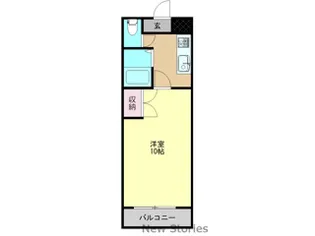 F1ハイツ【405号室】の間取り