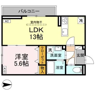 アーバンライフヒロ沖浜【3階】の間取り
