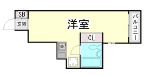 ロマネスク王子公園【5階】の間取り