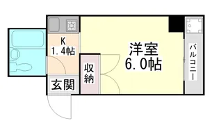 アクティ甲南【2階】の間取り