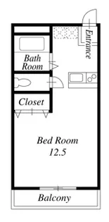 ドリーム館【402号室】の間取り