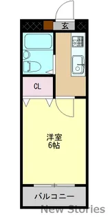 カーサシエル【204号室】の間取り